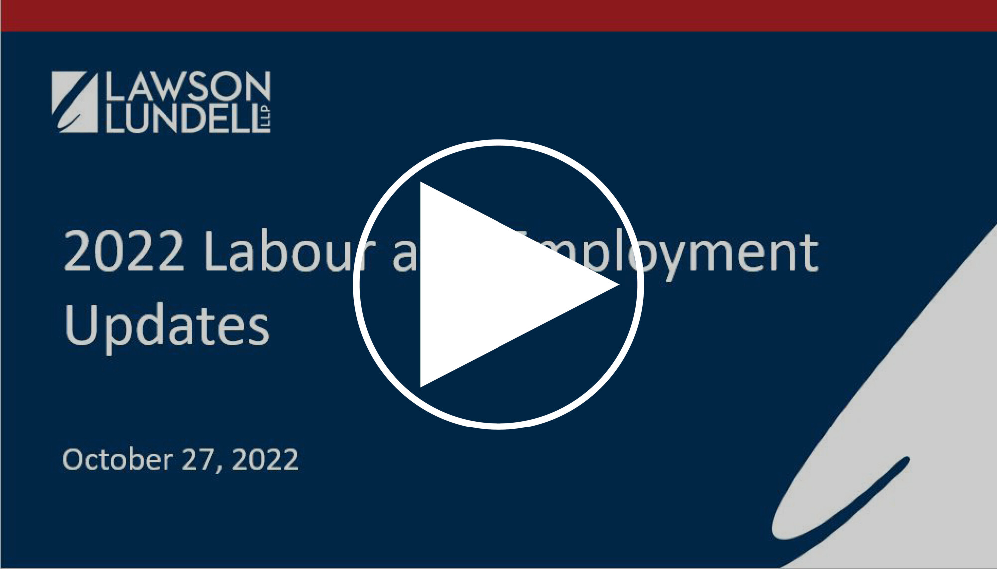 Labour and Employment Updates