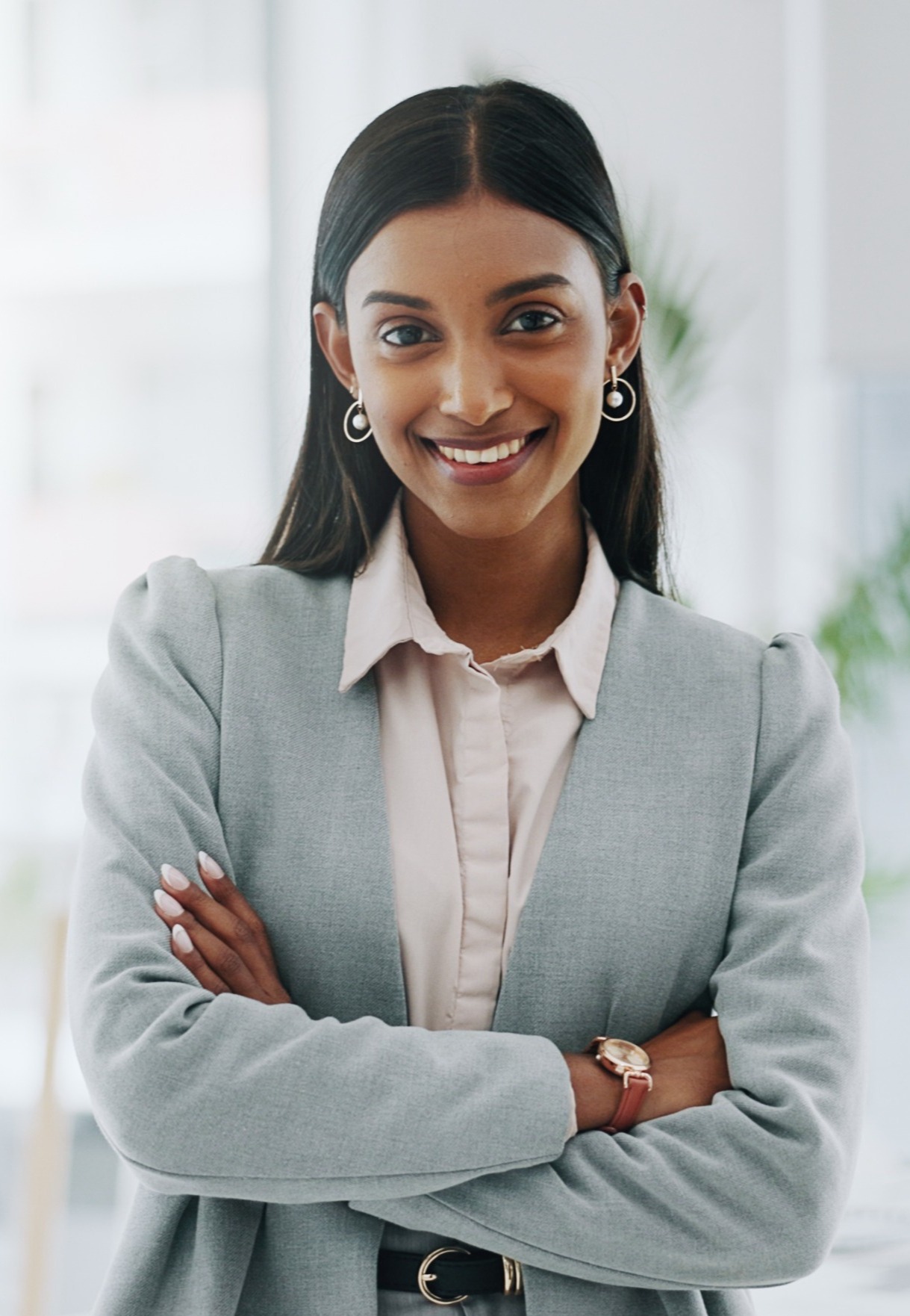 Student Lawyer in office room