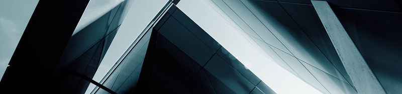 Abstract steel building