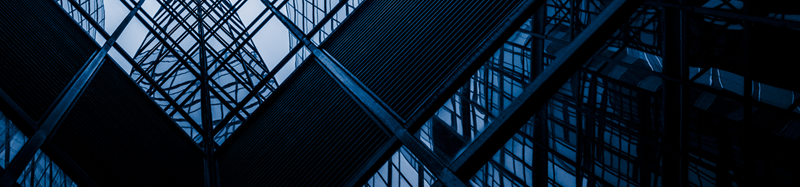 Modern steel building abstract