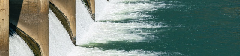 water released from hydroelectric power station
