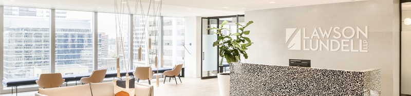 Calgary office reception area