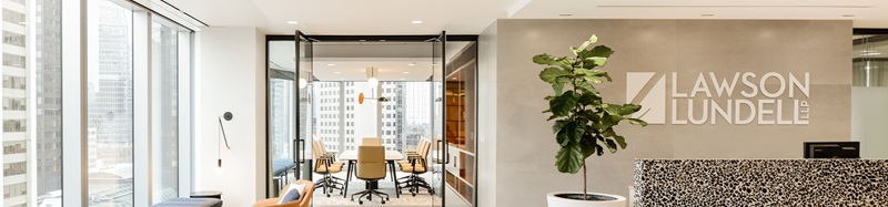 Calgary office reception area