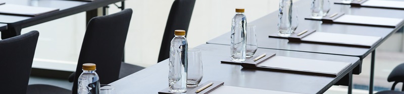 Conference table setup