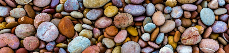 Colourful rocks