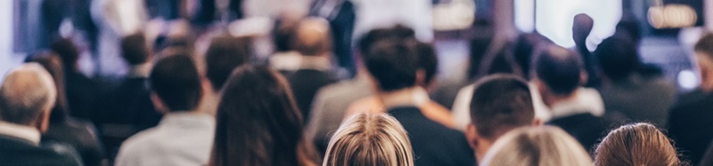 People attending presentation