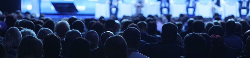 People attending presentation