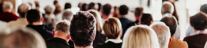 People attending presentation