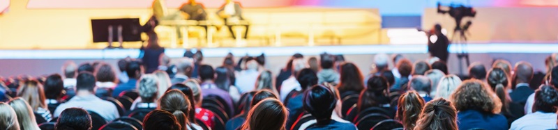 People attending presentation