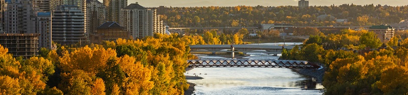 Downtown Calgary in Autumn