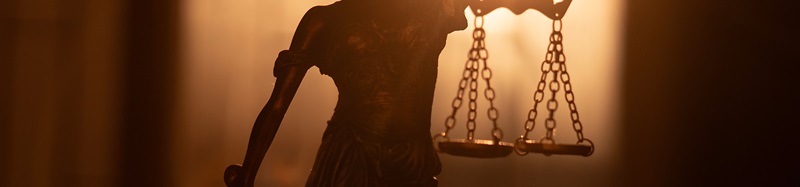 Statue of Lady Justice. Symbol of fair treatment under law