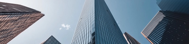 Business skyscrapers in the Financial District