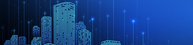 City buildings abstract background