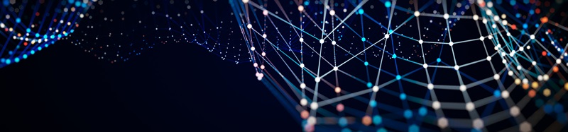 Technology network background concept.